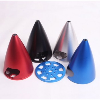 6STARHOBBY 3in/76mm Pointed Aluminum Alloy Spinner With Dri