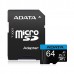 ADATA 64GB UHS-I U3 V30S(R100MB/s)W/1 ADAPTER