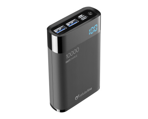 Cellularline Battery Charger EMER 10000 HD QC Black
