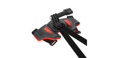 TELESIN Motorcycle Helmet Chin Strap Mount for Action Cameras