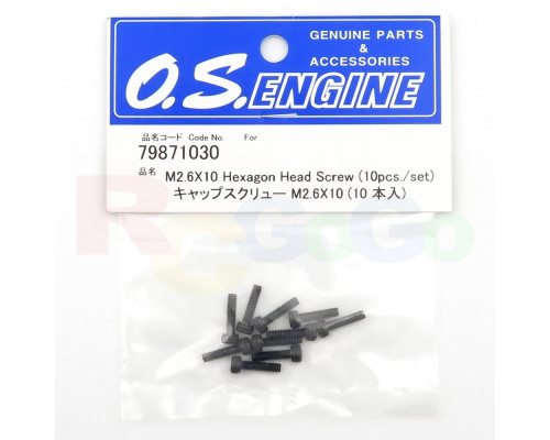 O.S ENGINES Hxgon H.ScrewM2.6X10