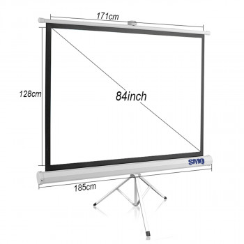 SMQ Projector Screen - Tripod - (84 Inch) 185 CM * 128 CM + Portable Bag