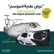 iAQUA SeaDart Fun - White + Trolley + Case (Bundle Offer)
