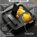  CouchConsole Cup Holder with Phone Stand Tray (Dark Orange)