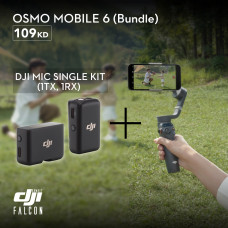 DJI MIC Single Kit (1TX, 1RX) + DJI Osmo Mobile 6