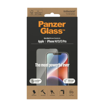 PanzerGlass Screen Protector for iPhone 14, 13 &13 Pro