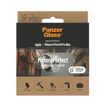 PanzerGlass Picture Perfect Camera Lens Protector for iPhone 14 Pro & 14 Pro Max
