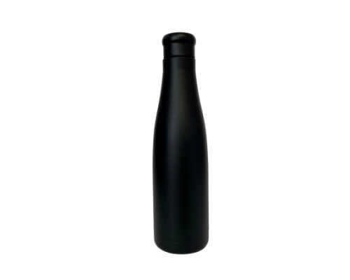 Woodway Stainless Steel Bottle 550ml (Black Chrome)