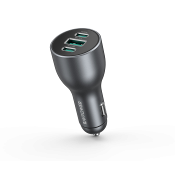 RavPower RP-VC1011 - 100W 3-Port car charger global (Grey)