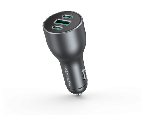 RavPower RP-VC1011 - 100W 3-Port car charger global (Grey)