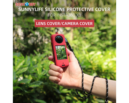 Sunnylife Silicone Camera Cover & Strap for Insta360 X3