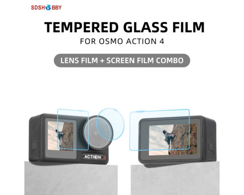Sunnylife Tempered Glass Film for OSMO Action 4 