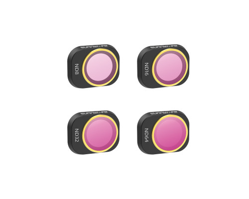 Sunnylife Super Light 4pcs Mixture ND8+ND16+ND32+ND64 Lens Filter for MINI 4 Pro