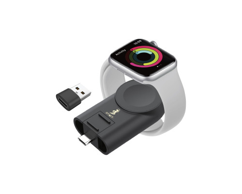 Smartix Premium Wireless Watch Charger Multi Angle Adjustable with USB-A Adapter