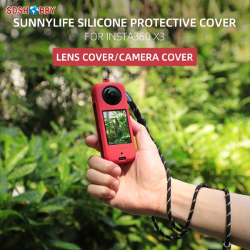 Sunnylife Silicone Cover for Insta360 X3 Lens