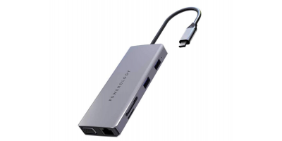 Powerology (P11CHBGY) 11in1 USB-C Hub with VGA, Ethernet & HDMI