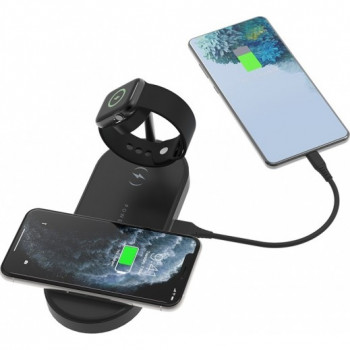 Powerology (P41MFCHBK) 4in1 Fast Wireless Charging Dock