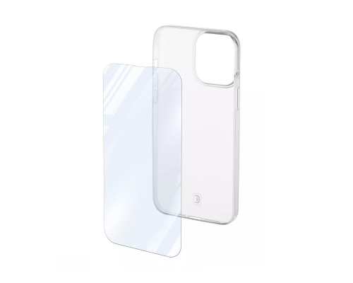 Cellularline KIT Case + Glass IPhone 14 PLUS Transparent