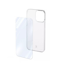 Cellularline KIT Case + Glass IPhone 14 PRO Transparent