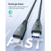 RAVPower RP-CB1018 Type-C to Lightning Cable 2m Nylon Green