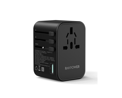 RAVPower RP-PC1034 PD PIONEER 65W 3-Port Travel Charger