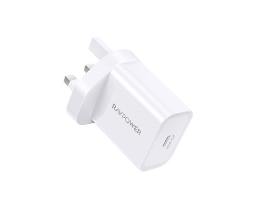 RAVPower RP-PC147 PD Pioneer 20W Wall Charger White UK