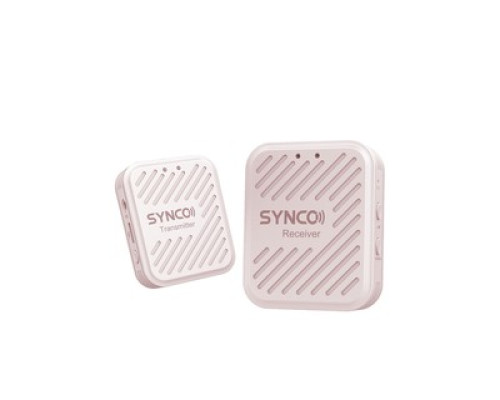 Synco G1A1 2.4G Wireless Mic Pink for smartphone