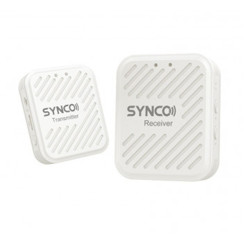 Synco G1A1 2.4G Wireless Mic White for smartphone