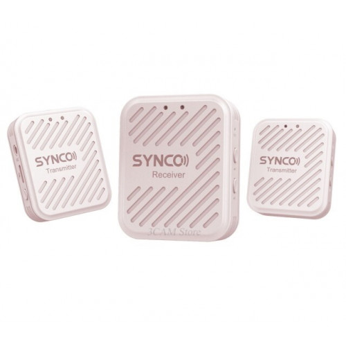 Synco G1A2 2.4G Wireless Mic Pink for smartphone