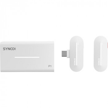 Synco P1T 2.4G Wireless Mic White for smartphone