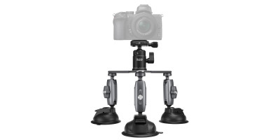 TELESIN Suction Cup Car Tripod Holder Mount