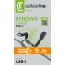 Cellularline Strong Cable USB-C to USB-C 1.2M Black