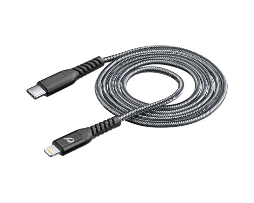 Cellularline Extreme Cable USB-C to Lightning 1.2M Black