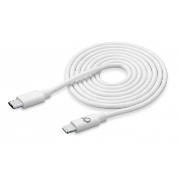 Cellularline USB Cable 2M USB-C to Apple White